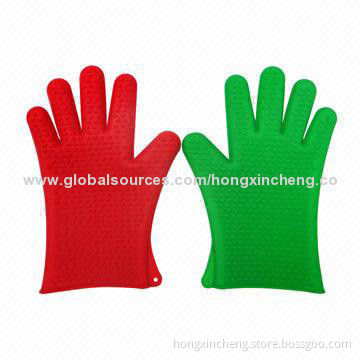 G-2014 LFGB Approved Promotional Gift Silicon Oven Mitts